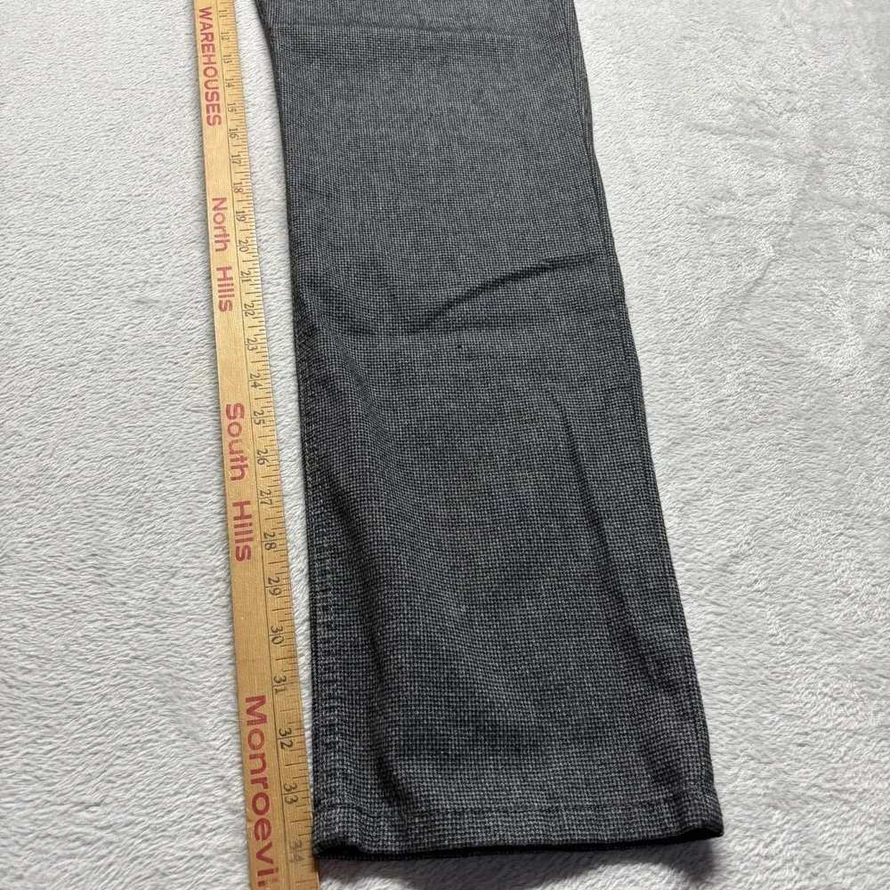 Brax Cooper Fancy 5 Pocket Pants Mens 36x34 Gray Stretch Regular Fit Houndstooth